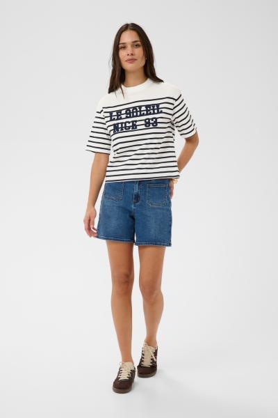 Afbeelding voor product T-shirt van het merk Kaffe in het Ecru