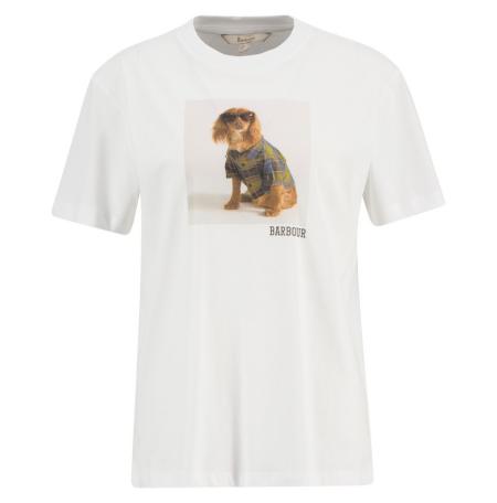Afbeelding voor product T-shirt van het merk Barbour in het Wit