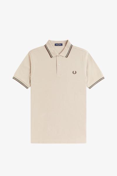 Afbeelding voor product Polo van het merk Fred Perry in het Beige