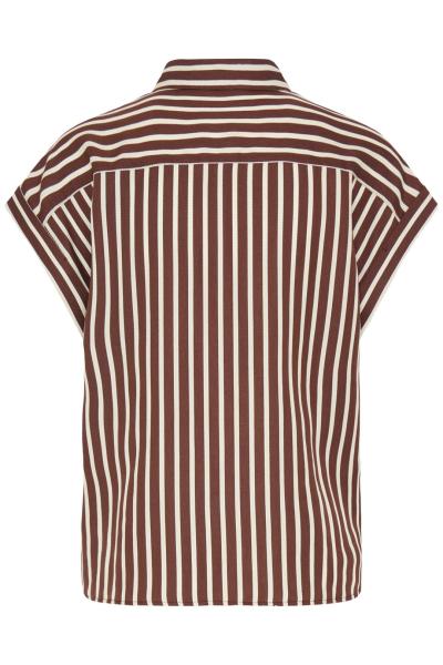 Afbeelding voor product Bloes van het merk B.young in het Bruin