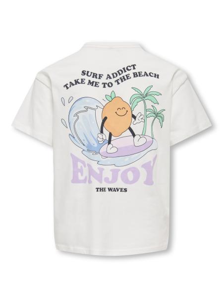 Afbeelding voor product T-shirt van het merk Kids Only in het Ecru