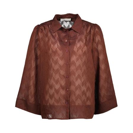 Afbeelding voor product Bloes van het merk Amelie&amelie in het Bordeaux