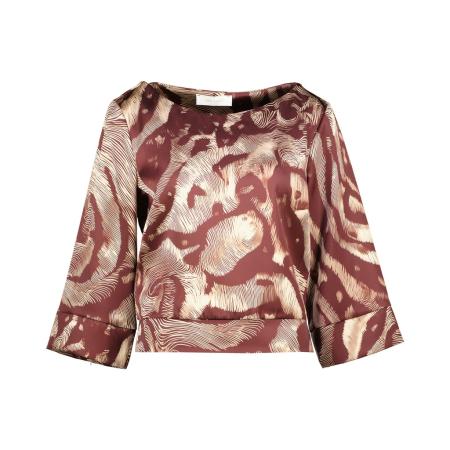 Afbeelding voor product Bloes van het merk Amelie&amelie in het Bordeaux