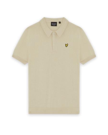 Afbeelding voor product Polo van het merk Lyle & Scott in het Beige