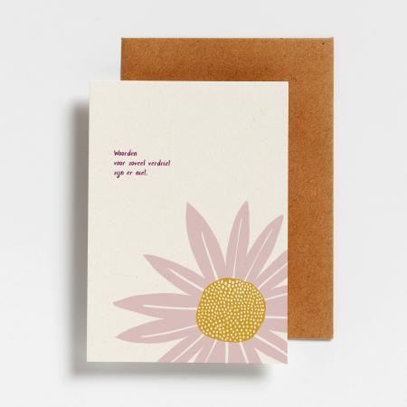 Afbeelding voor product Postkaart van het merk Hello August in het Wit