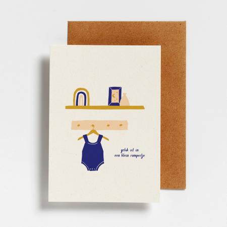 Afbeelding voor product Postkaart van het merk Hello August in het Wit