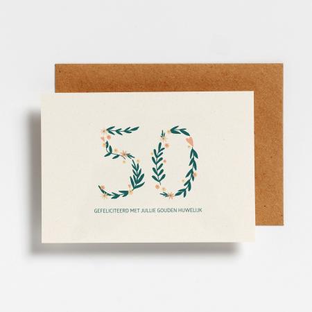 Afbeelding voor product Postkaart van het merk Hello August in het Wit