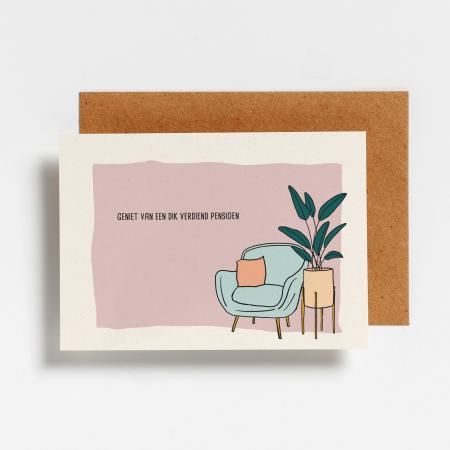 Afbeelding voor product Postkaart van het merk Hello August in het Wit