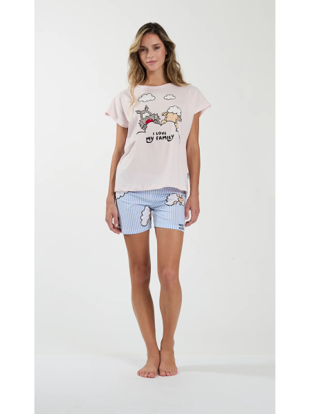 Afbeelding voor product Pyjama van het merk Happy People in het Roze