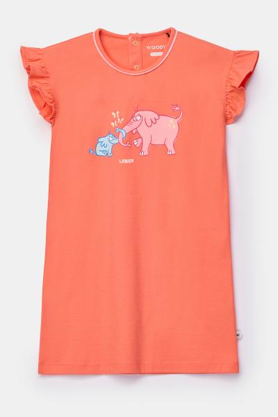 Afbeelding voor product Slaapkleed van het merk Woody in het Oranje