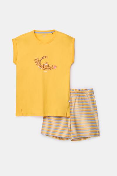 Afbeelding voor product Pyjama van het merk Woody in het Geel
