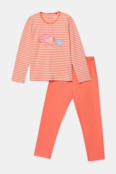 Afbeelding voor product Pyjama van het merk Woody in het Oranje