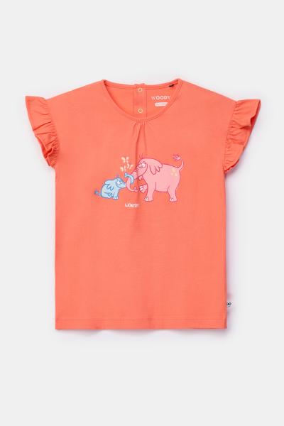 Afbeelding voor product Pyjama van het merk Woody in het Oranje