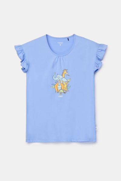 Afbeelding voor product Pyjama van het merk Woody in het Blauw