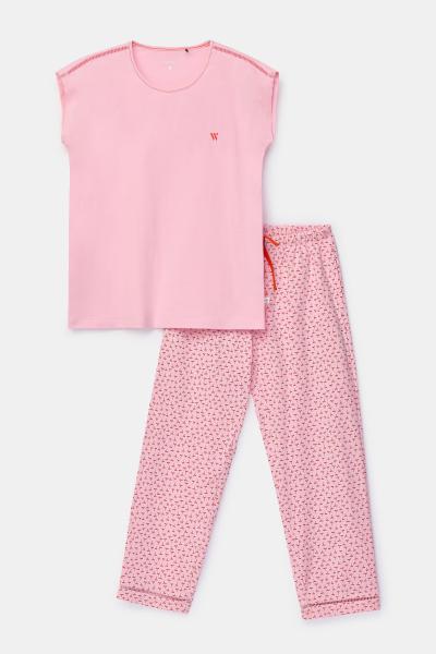 Afbeelding voor product Pyjama van het merk Woody in het Roze