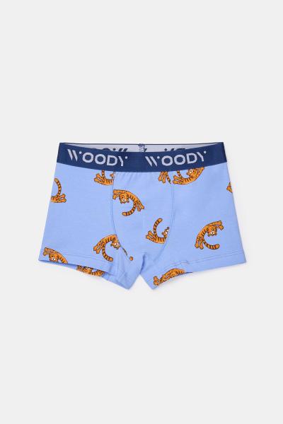 Afbeelding voor product Boxer van het merk Woody in het Blauw