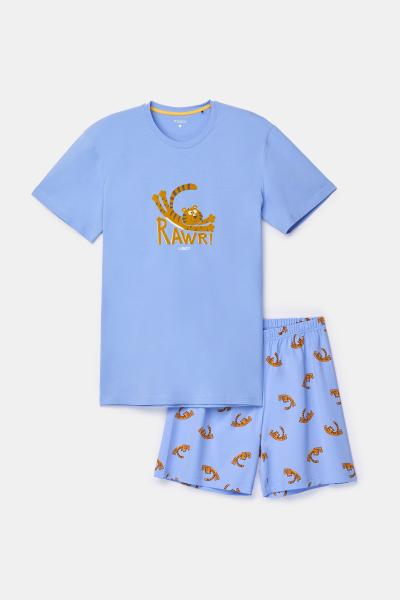 Afbeelding voor product Pyjama van het merk Woody in het Blauw