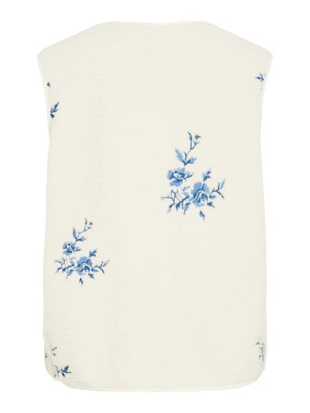 Afbeelding voor product Gilet van het merk Vila in het Ecru