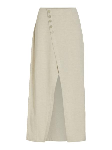 Afbeelding voor product Rok van het merk Vila in het Beige