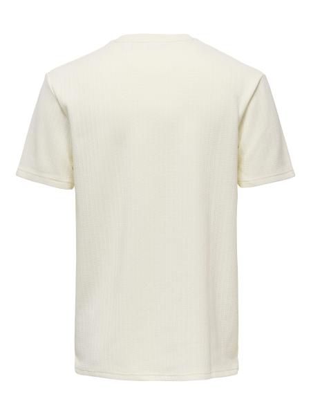 Afbeelding voor product T-shirt van het merk Only & Sons in het Ecru