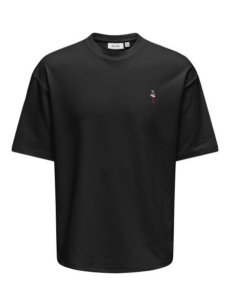 Afbeelding voor product T-shirt van het merk Only & Sons in het Zwart