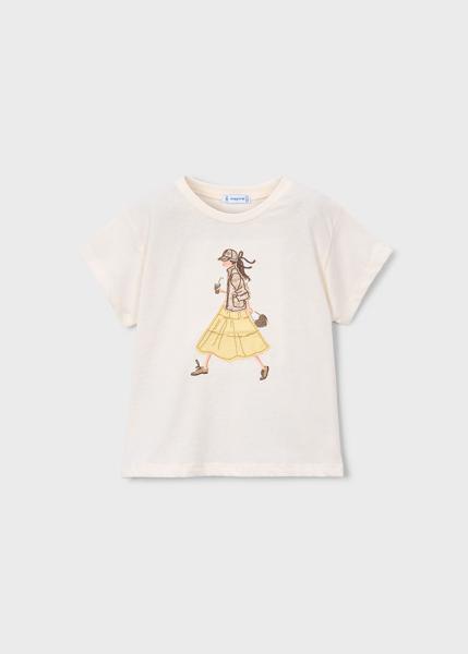 Afbeelding voor product T-shirt van het merk Mayoral in het Ecru