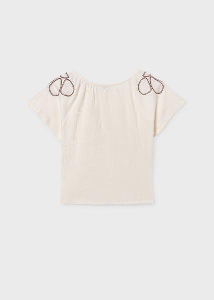 Afbeelding voor product Bloes van het merk Mayoral in het Ecru
