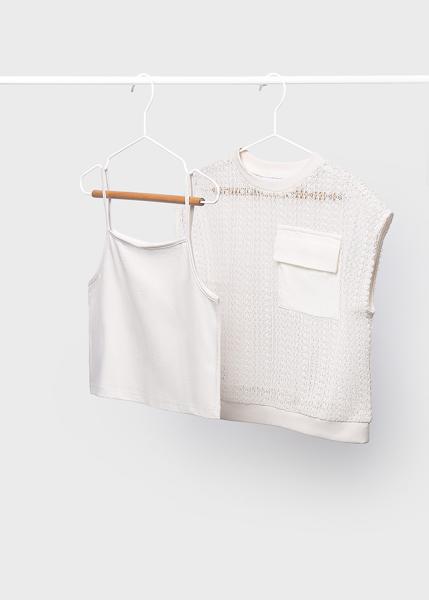 Afbeelding voor product Set van het merk Mayoral in het Ecru