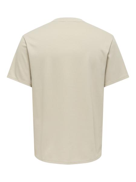 Afbeelding voor product T-shirt van het merk Only & Sons in het Beige