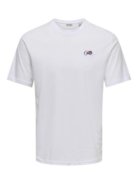 Afbeelding voor product T-shirt van het merk Only & Sons in het Wit