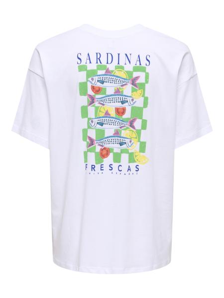 Afbeelding voor product T-shirt van het merk Only in het Wit