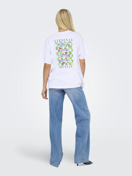 Afbeelding voor product T-shirt van het merk Only in het Wit