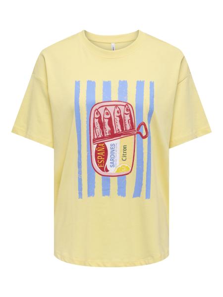 Afbeelding voor product T-shirt van het merk Only in het Geel