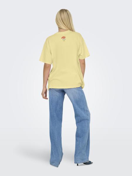Afbeelding voor product T-shirt van het merk Only in het Geel