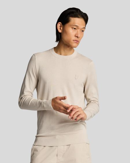 Afbeelding voor product Pull van het merk Lyle & Scott in het Beige