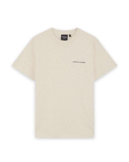 Afbeelding voor product T-shirt van het merk Lyle & Scott in het Ecru
