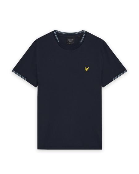 Afbeelding voor product T-shirt van het merk Lyle & Scott in het Marine