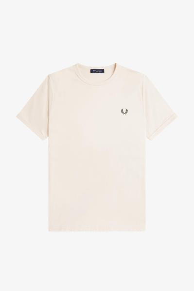 Afbeelding voor product T-shirt van het merk Fred Perry in het Ecru