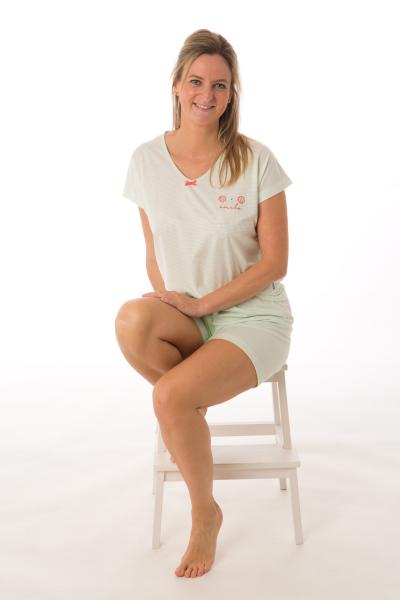 Afbeelding voor product Pyjama van het merk Perlina in het Groen