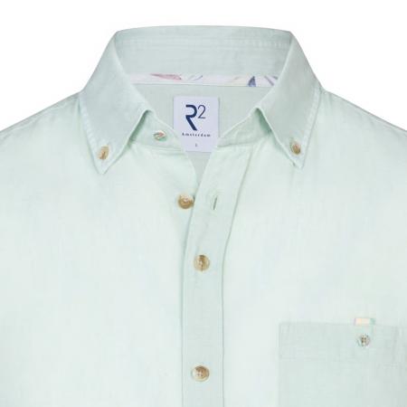 Afbeelding voor product Hemd van het merk R2 Amsterdam in het Groen