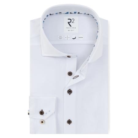 Afbeelding voor product Hemd van het merk R2 Amsterdam in het Wit