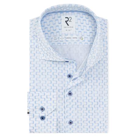 Afbeelding voor product Hemd van het merk R2 Amsterdam in het Blauw