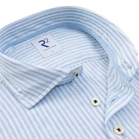Afbeelding voor product Hemd van het merk R2 Amsterdam in het Blauw