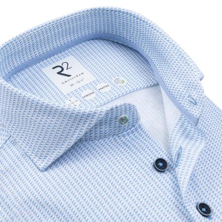 Afbeelding voor product Hemd van het merk R2 Amsterdam in het Blauw