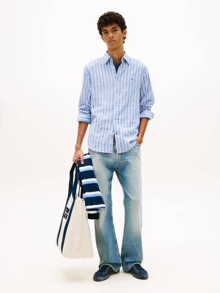 Afbeelding voor product Hemd van het merk Tommy Jeans in het Blauw