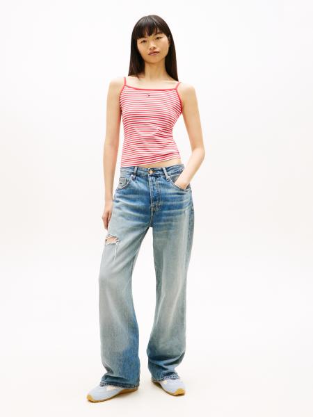 Afbeelding voor product Top van het merk Tommy Jeans in het Rood