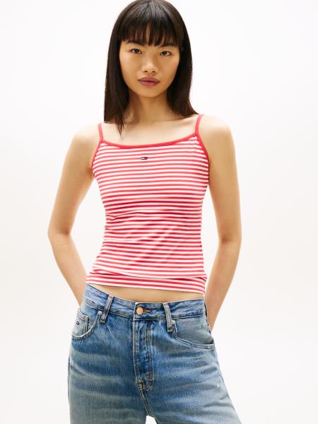 Afbeelding voor product Top van het merk Tommy Jeans in het Rood