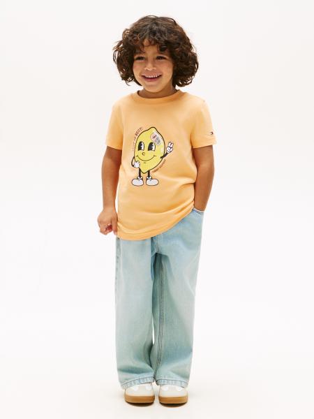 Afbeelding voor product T-shirt van het merk Tommy Jeans in het Oranje