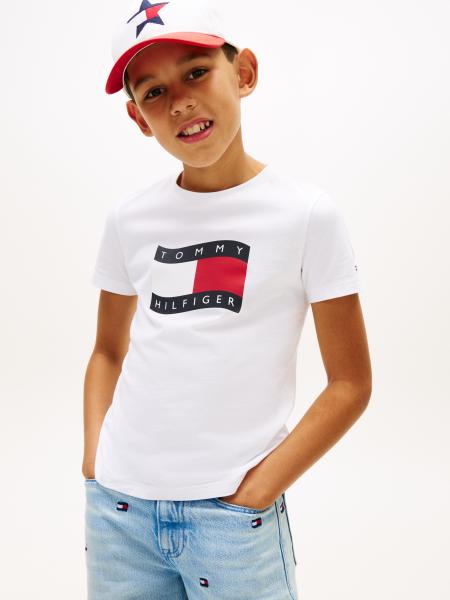 Afbeelding voor product T-shirt van het merk Tommy Jeans in het Wit