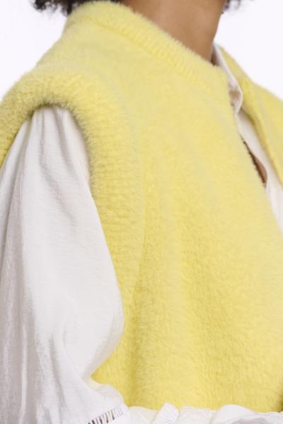 Afbeelding voor product Gilet van het merk Rino&pelle in het Geel